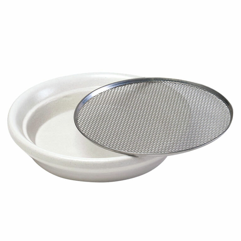 Kressesieb 12 cm weiß