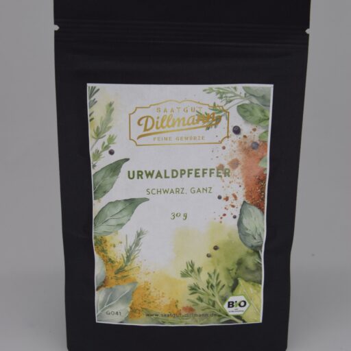Urwald-Pfeffer schwarz ganz Bio
