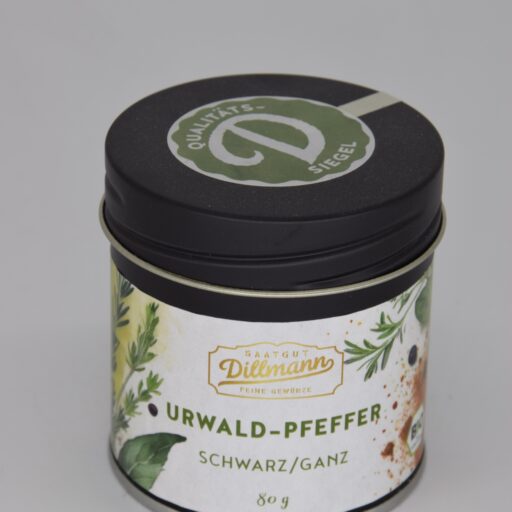 Urwald-Pfeffer schwarz ganz Bio (Dose)