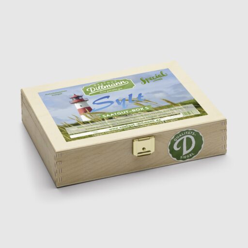 Die Sylt Saatgut Box S (Holzbox)