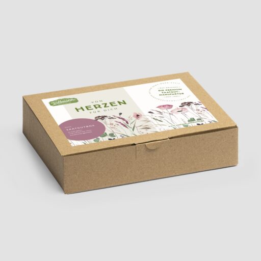 Geschenkbox Von Herzen Karton