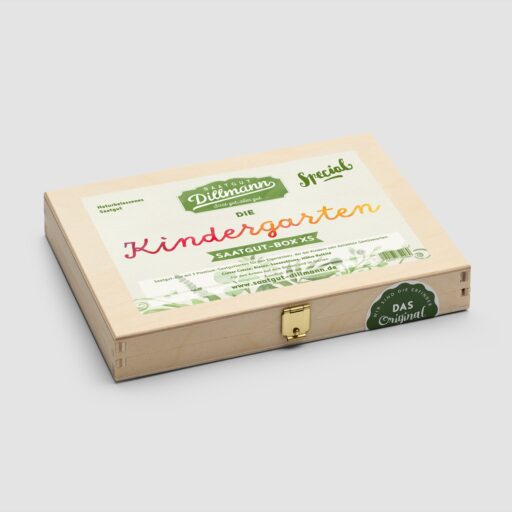 Kindergarten Saatgut-Box XS (Holzbox)