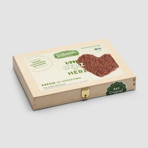 Kresse Box Bio von Herz zu Herz (Holzbox)