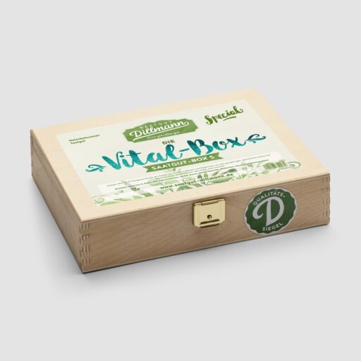 Vitalbox Saatgut-Box S (Holzbox)